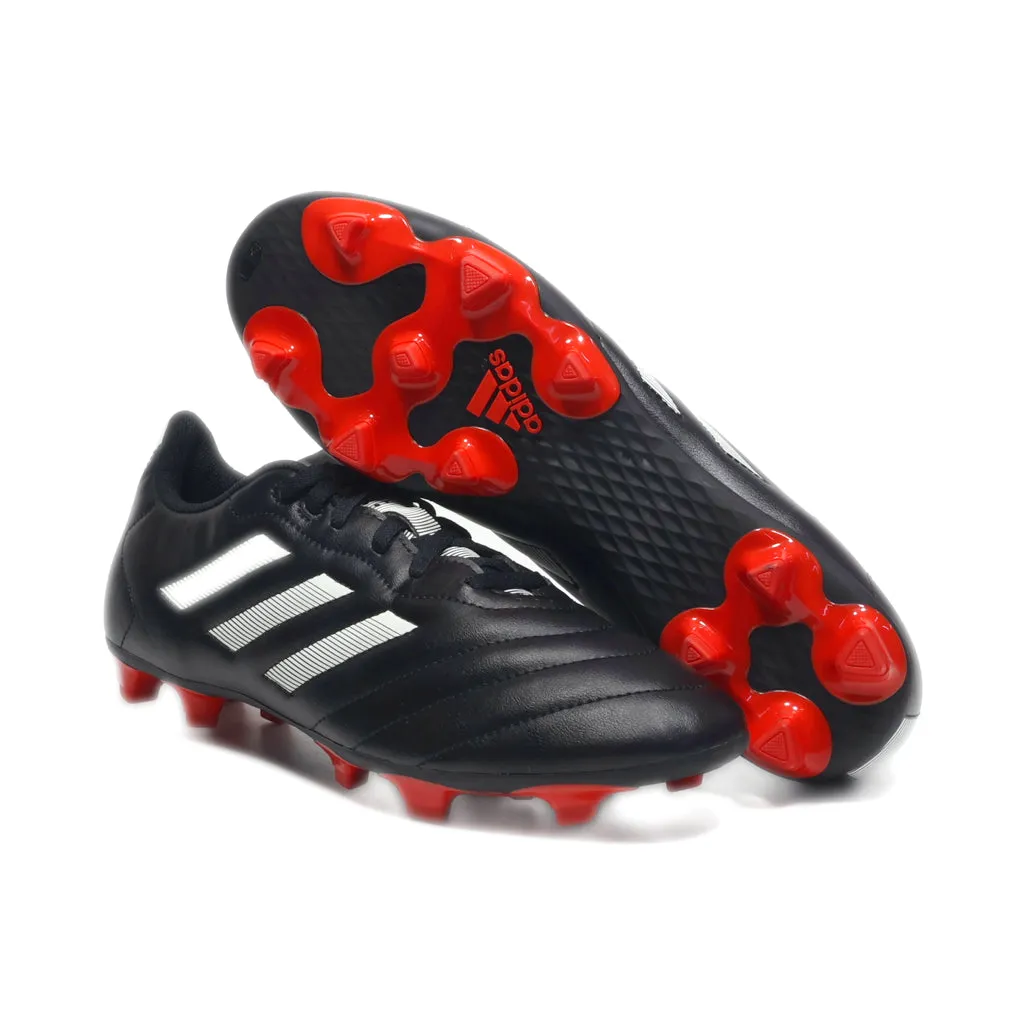 Adidas Goletto Viii Sport Shoes Leather Black Colour For Men