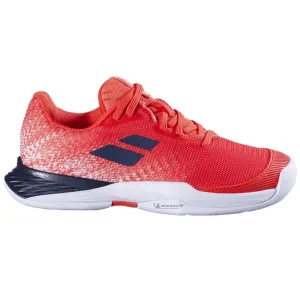 Babolat Jet Mach 3 All Court Tennis Shoe (Junior) - Strike Red/White
