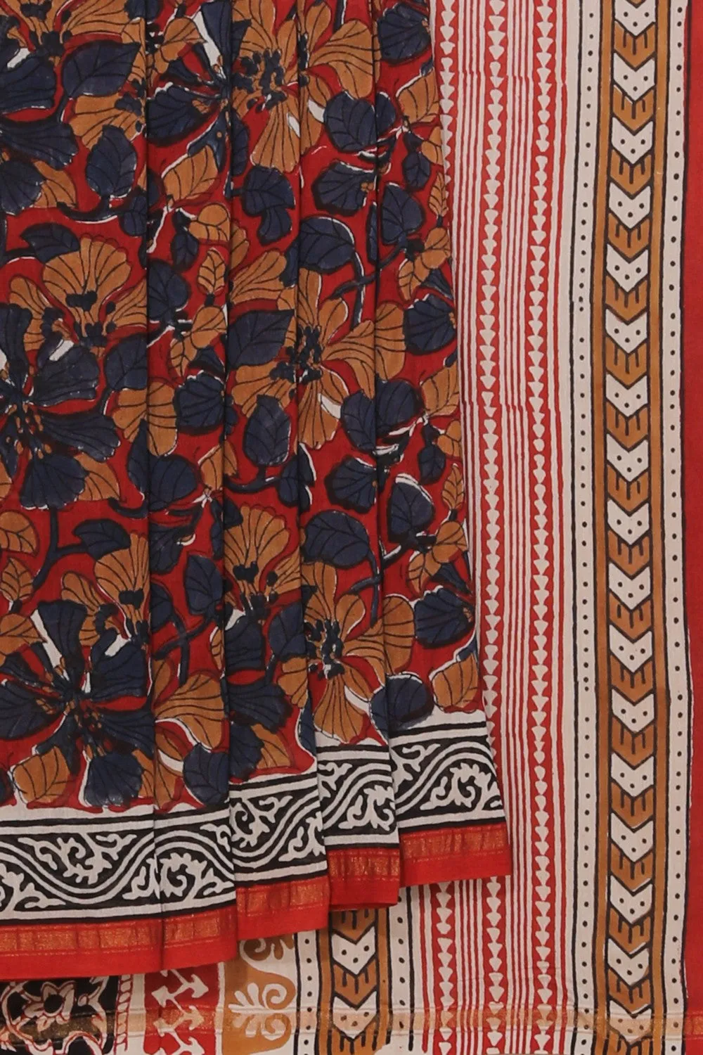 Bagru Chanderi saree