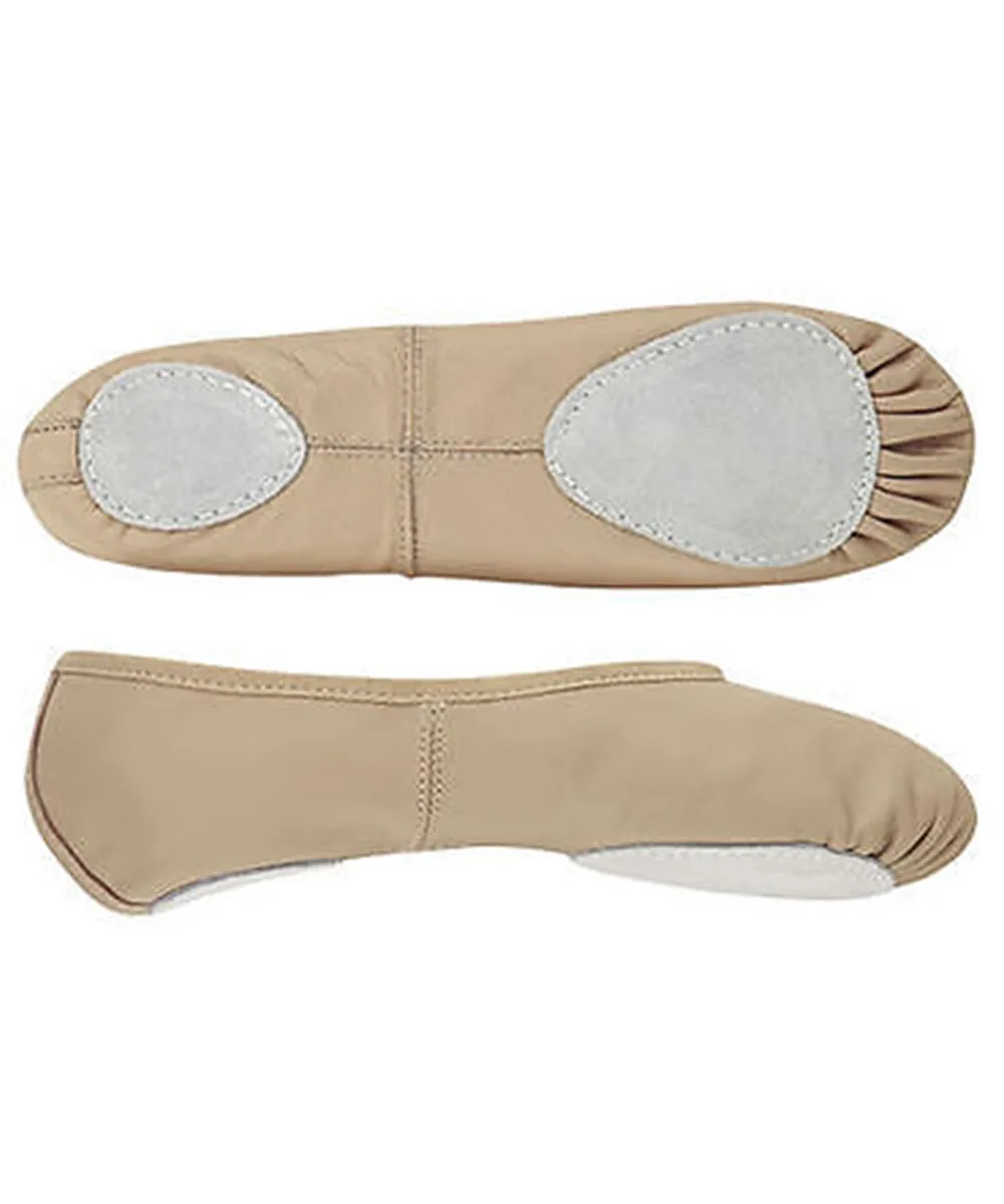 Ballet Shoes Leather Split Sole (Available in Pink or Black)