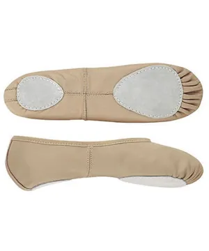 Ballet Shoes Leather Split Sole (Available in Pink or Black)