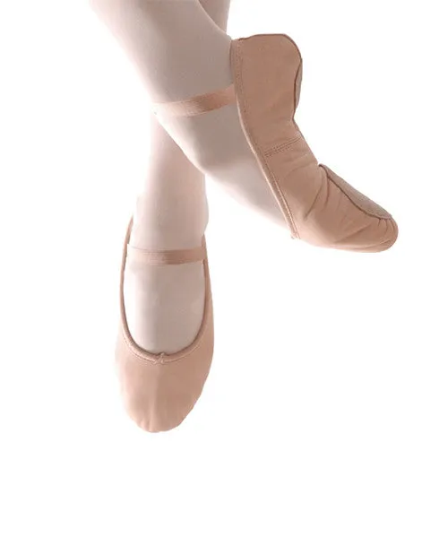 Ballet Shoes Leather Split Sole (Available in Pink or Black)