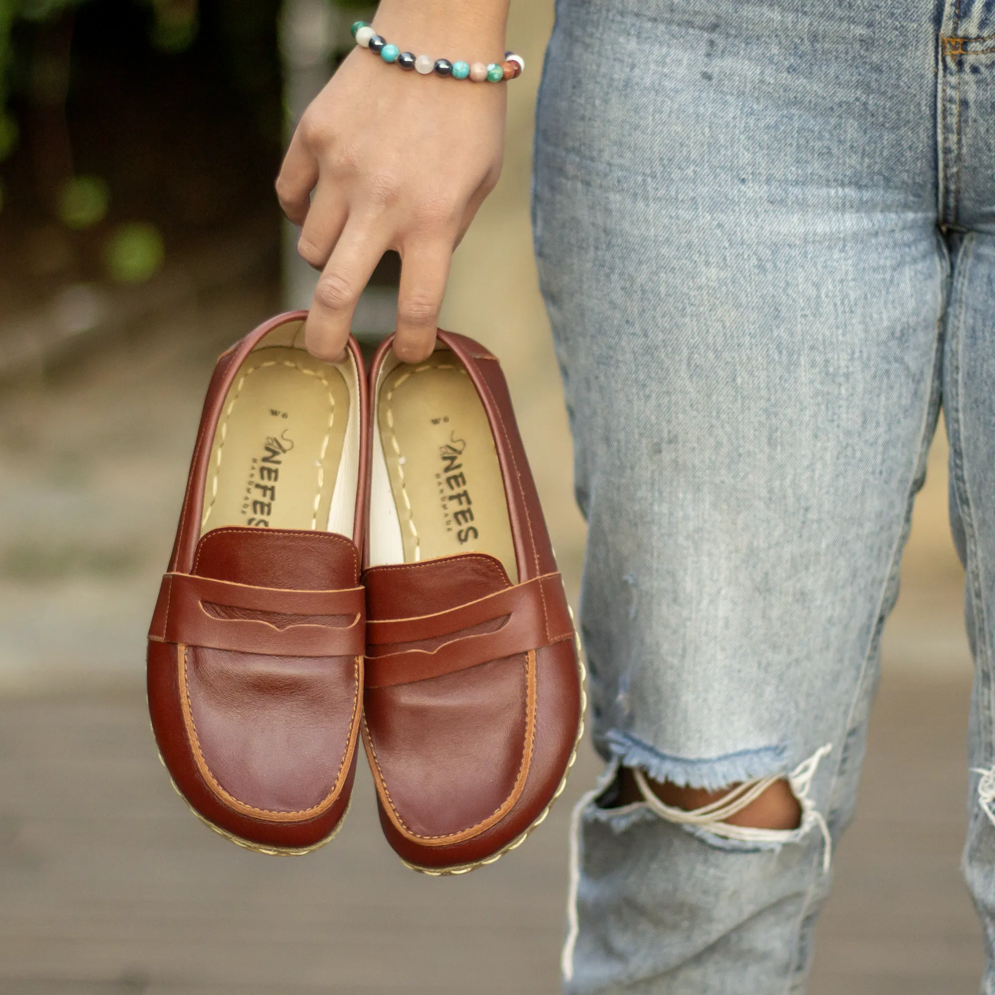 Barefoot Earthing Shoes Tornado Brown Women