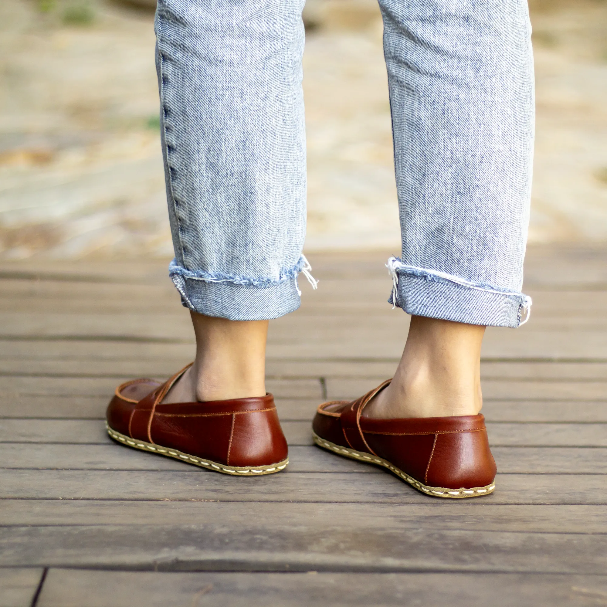 Barefoot Earthing Shoes Tornado Brown Women