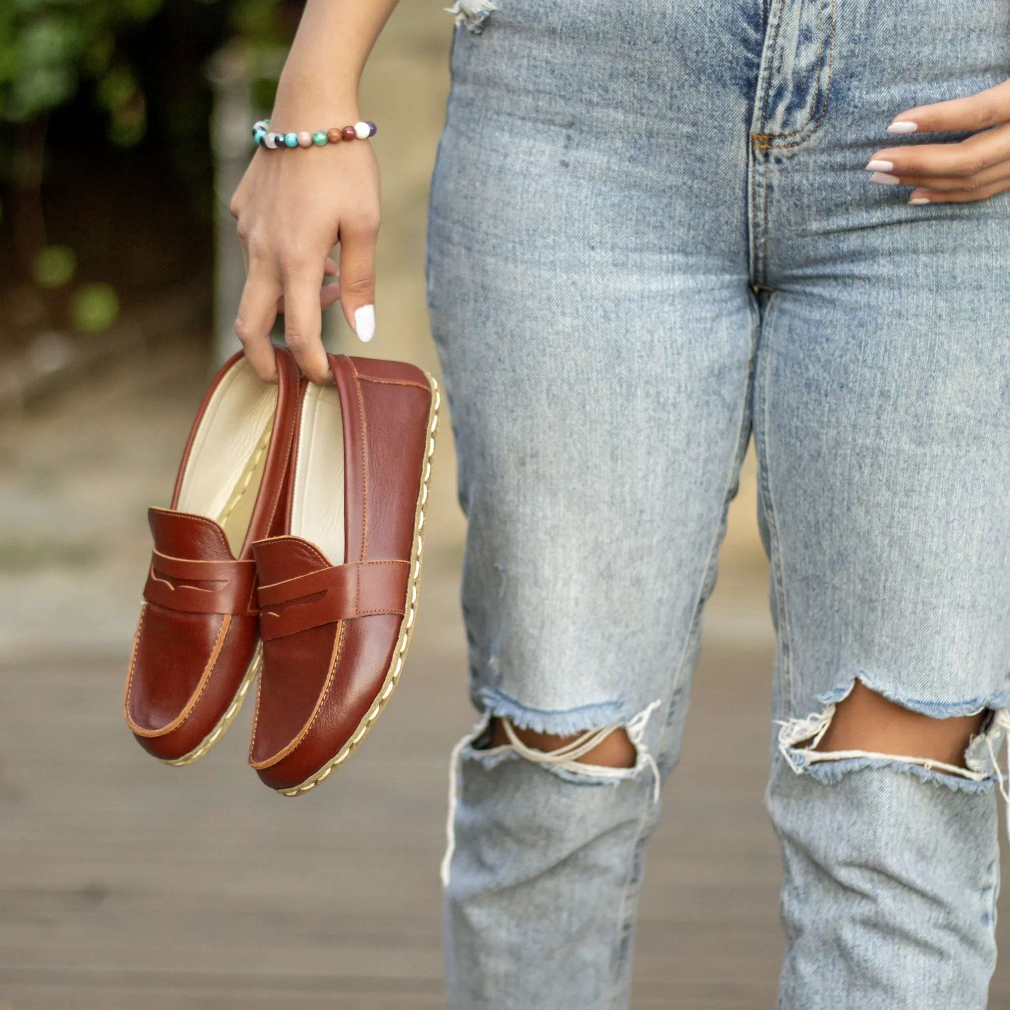 Barefoot Earthing Shoes Tornado Brown Women