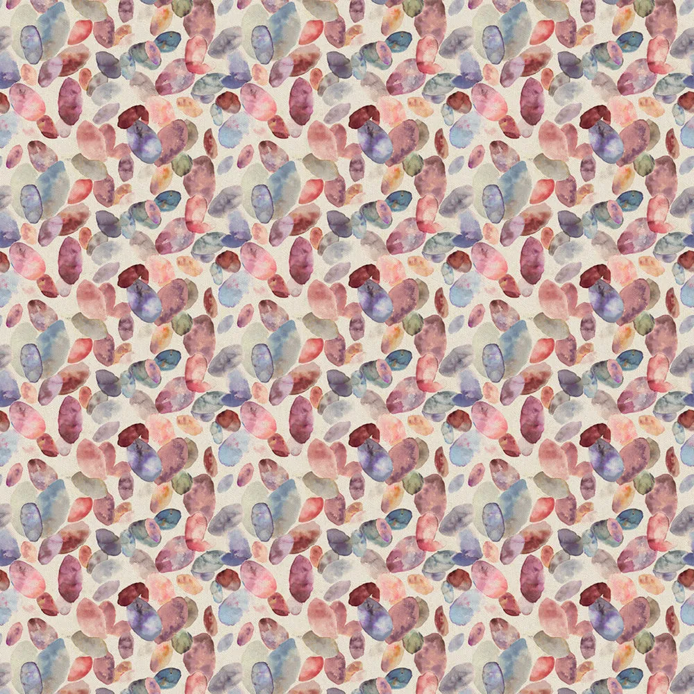 Correa Printed Cotton Fabric (By The Metre) Fuchsia