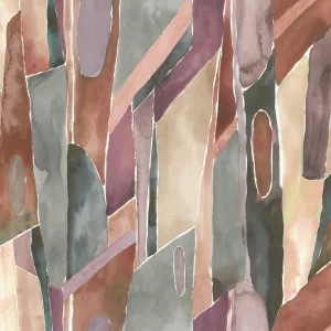 Delaunay Printed Fabric Remnant Amber