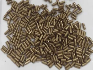 Dull Golden Bugle / Pipe Seed Beads (Wholesale)