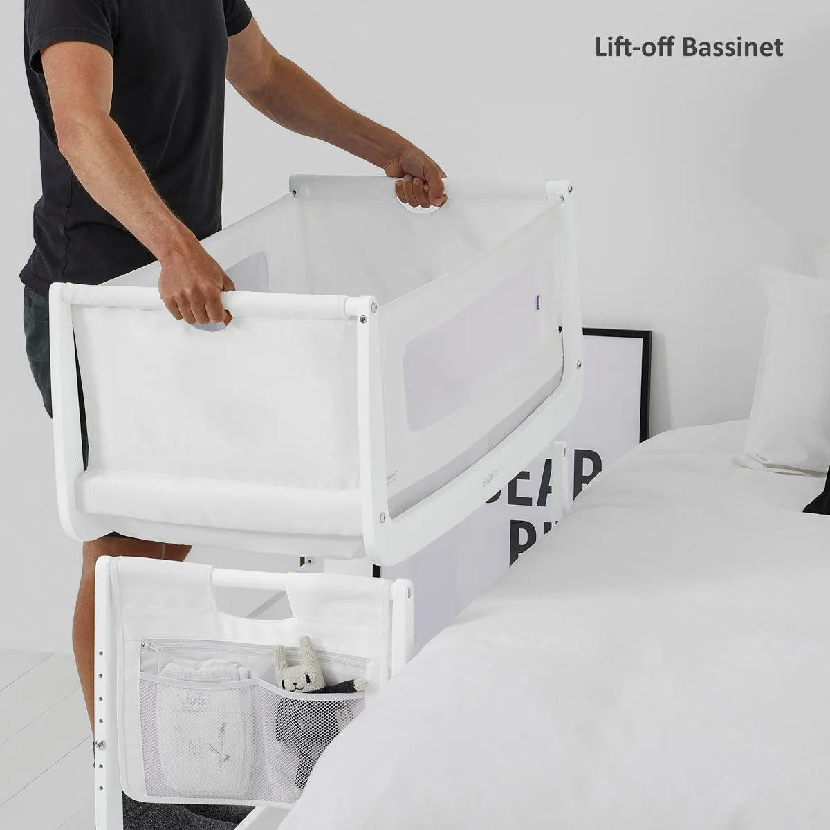*Ex-Display* Snuz, SnuzPod4 Bedside Crib/ Co-Sleeper ( Collection Only)