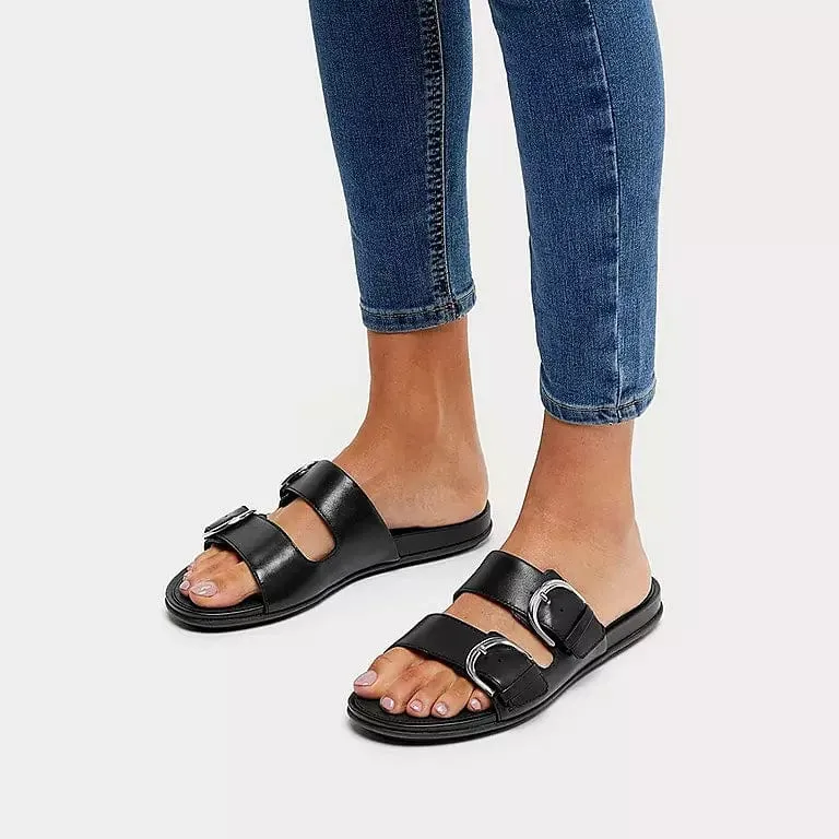 FitFlop Grace Sliders All Black