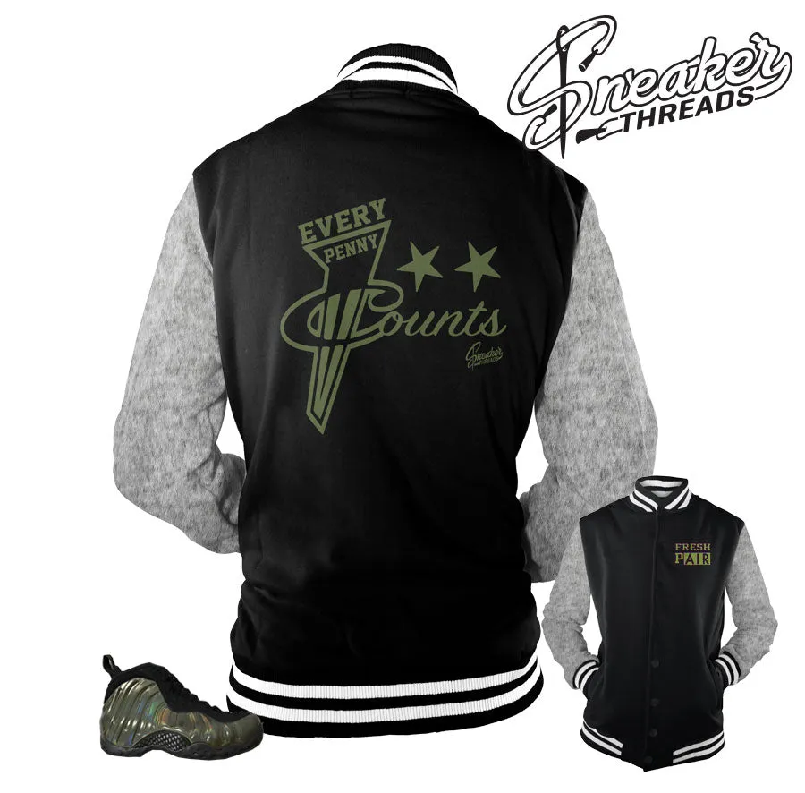 Foamposite Legion Green Every Penny Jacket