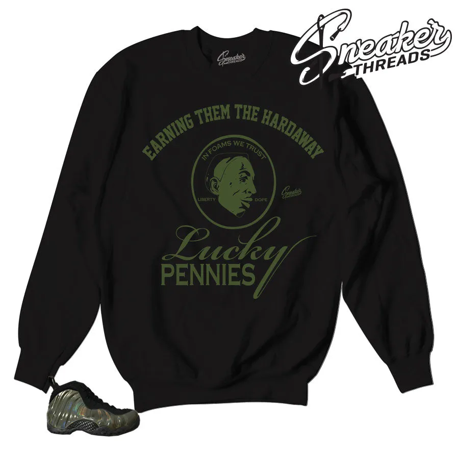 Foamposite Legion Green Lucky Penny Sweater