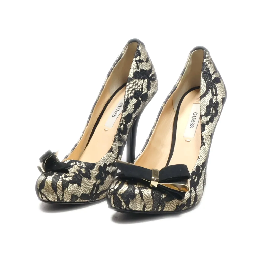 Guess Fioni High-Heel Shoes Fabric Black Colour For Women