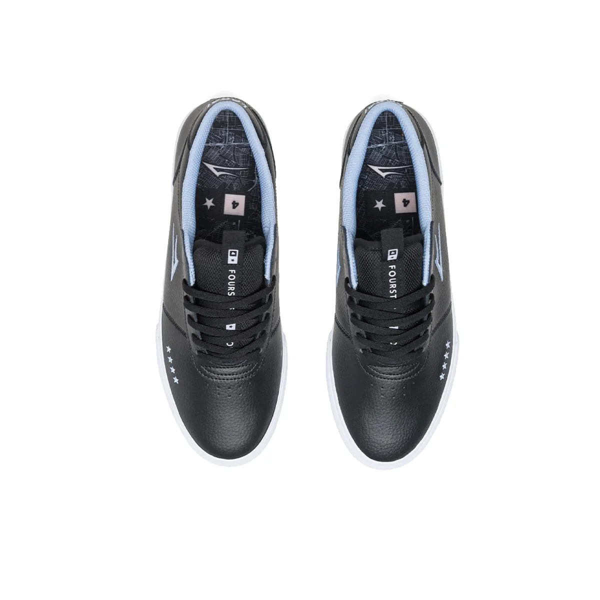Lakai Manchester - Fourstar Black/Light Blue