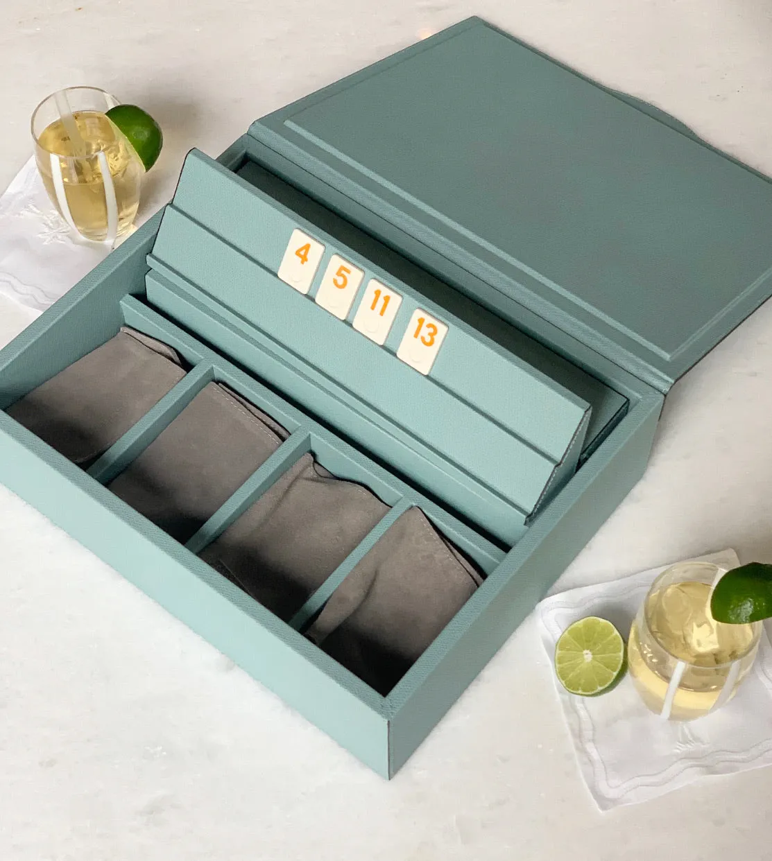 Leather Rummikub Set, Custom