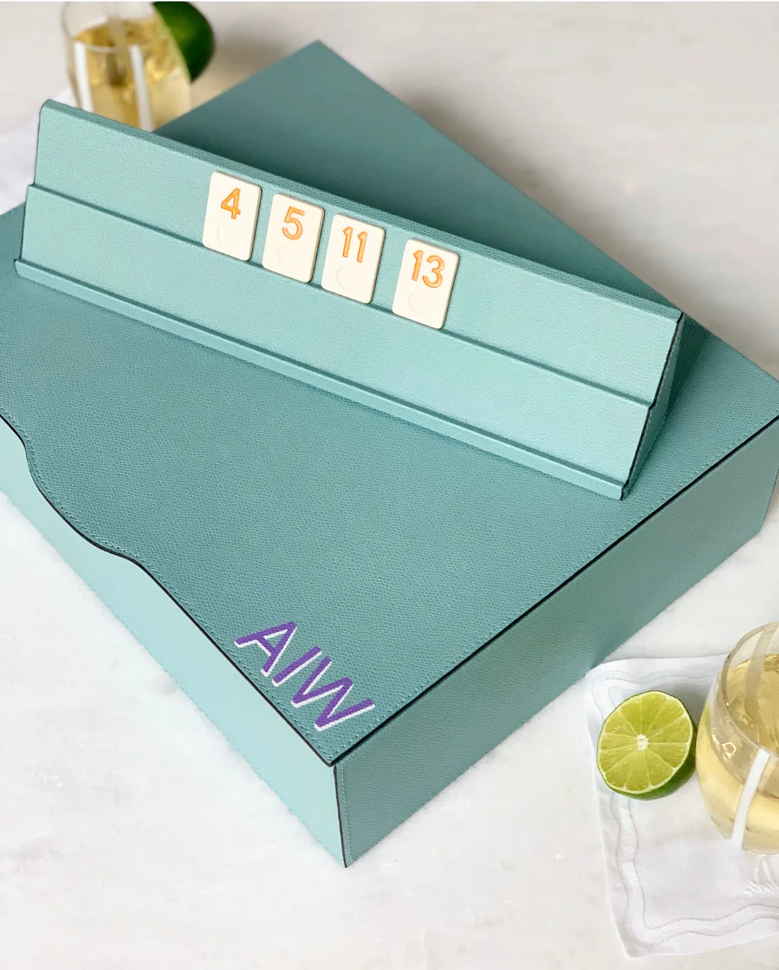 Leather Rummikub Set, Custom