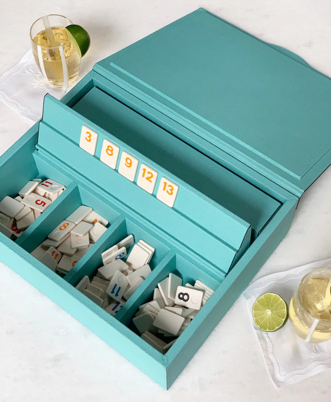 Leather Rummikub Set, Custom