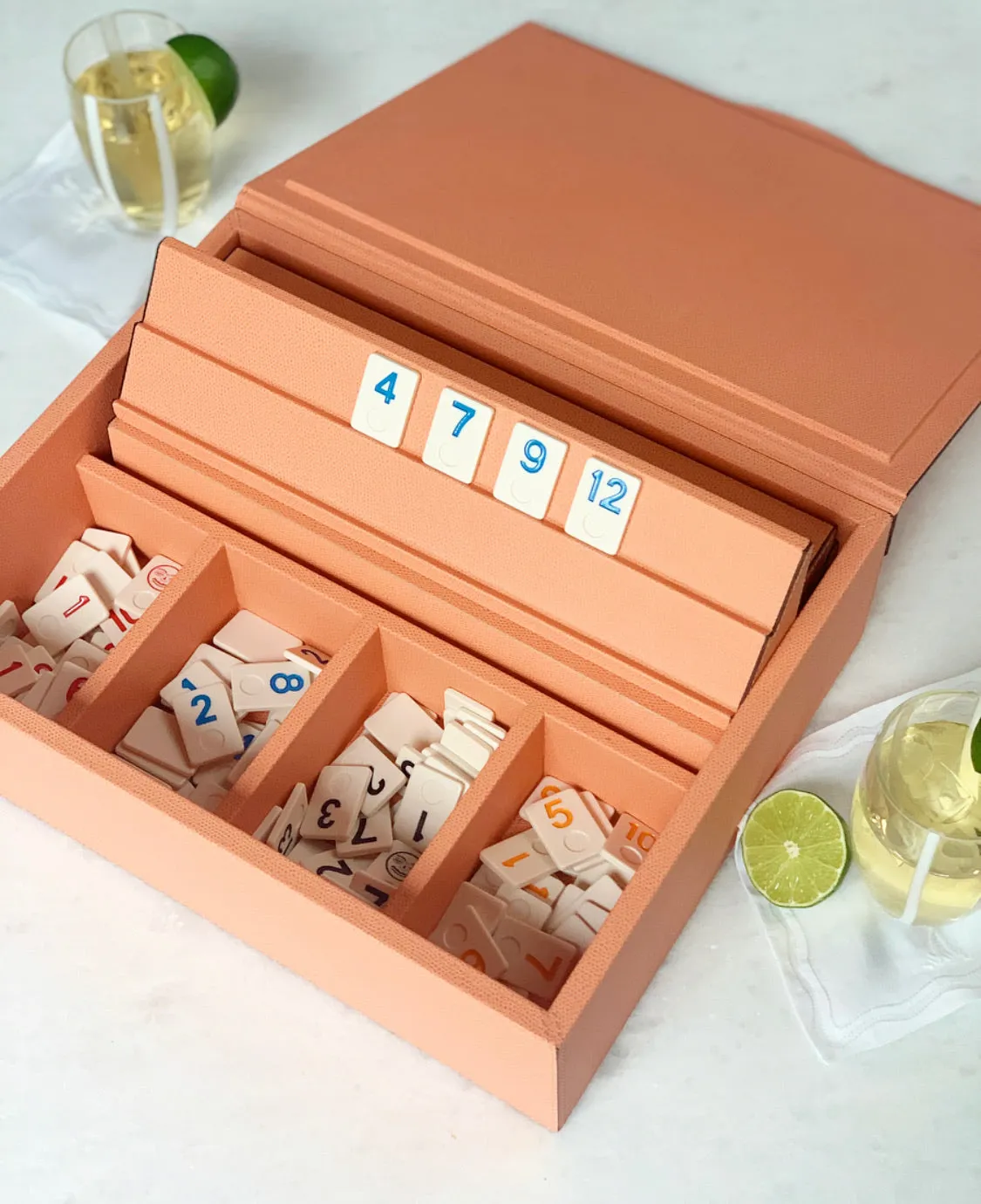 Leather Rummikub Set, Custom