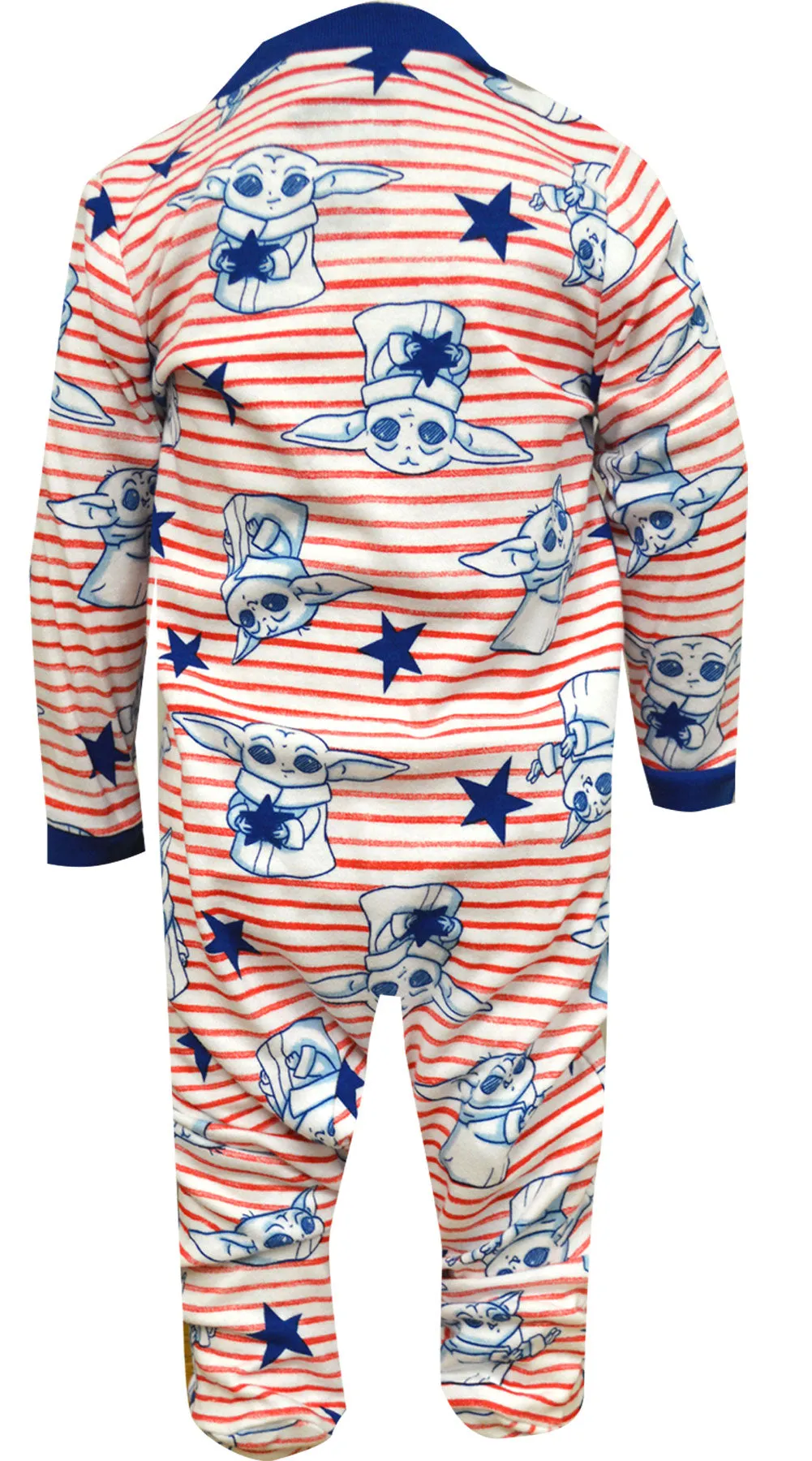 Mandalorian Grogu Baby Patriotic Infant One Piece Sleeper Pajama