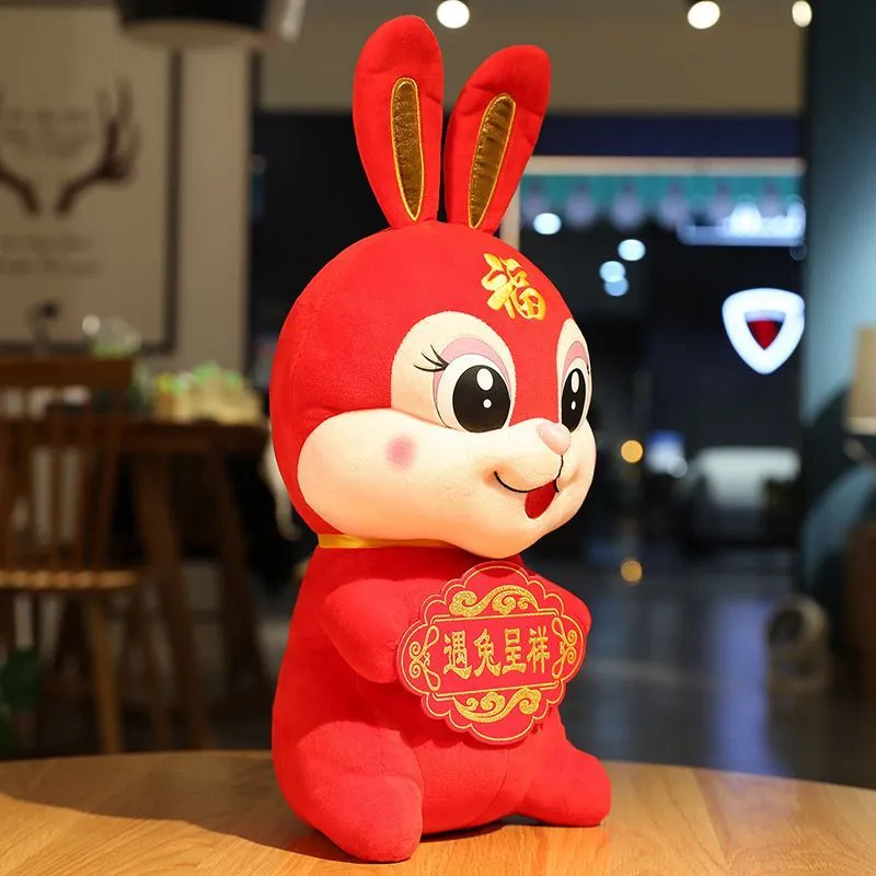 Red Rabbit Plush Toy