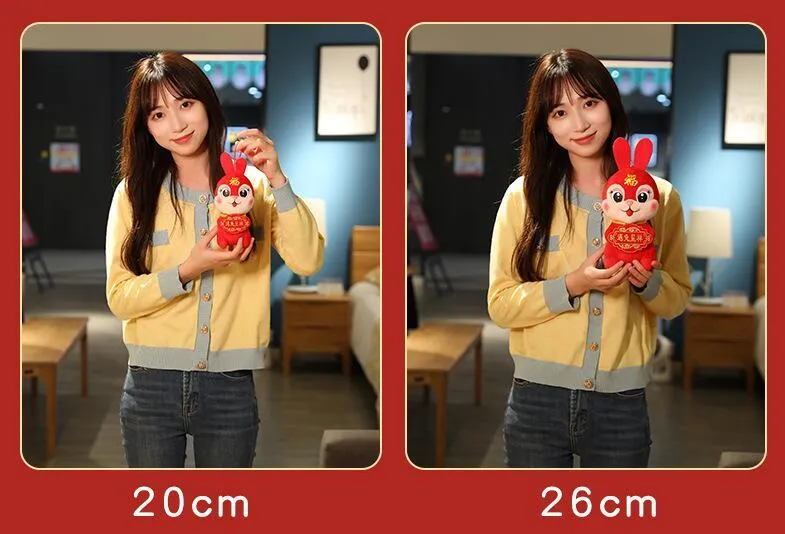 Red Rabbit Plush Toy