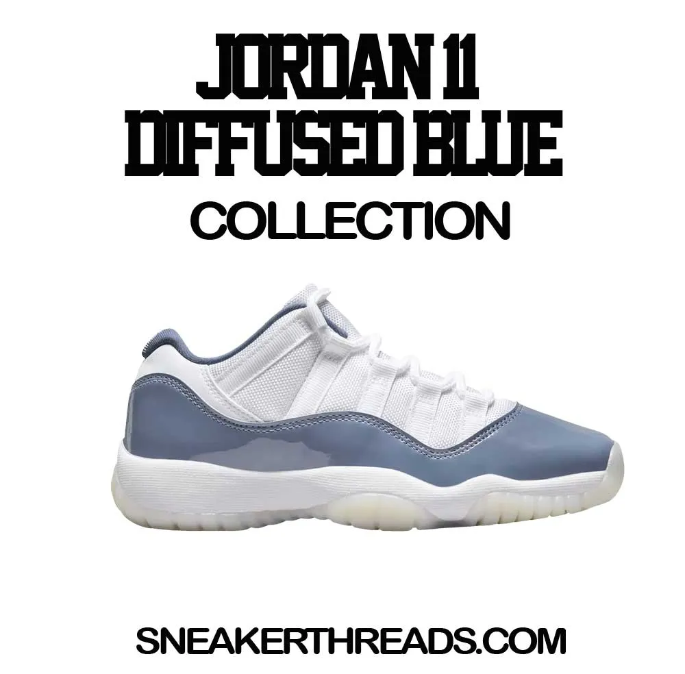 Retro 11 Low Diffused Blue Raging Face Shirt