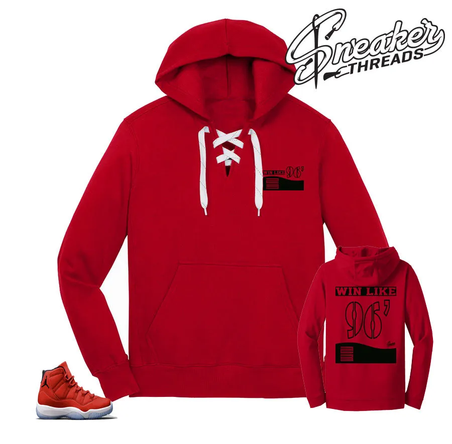 Retro 11 Win Like 96 Shoe Box Laces Hoody