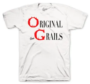 Retro 4 Fire Red Grails Shirt