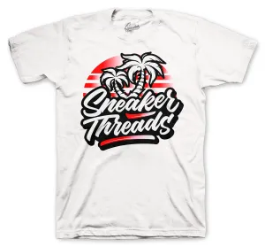 Retro 4 Fire Red ST Palms Shirt