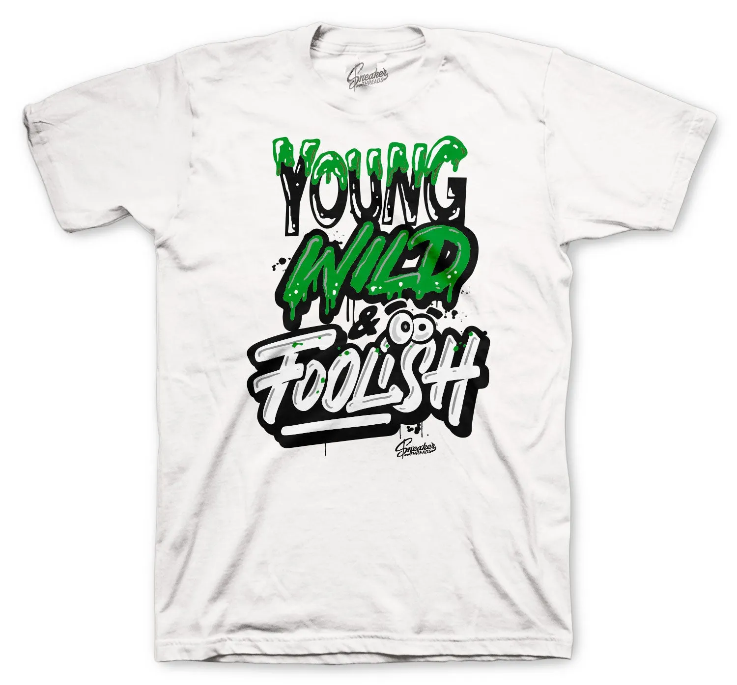 Retro 4 Green Metallic Young Wild Shirt