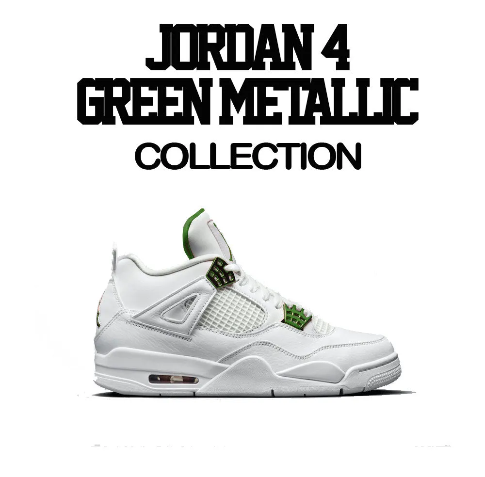 Retro 4 Green Metallic Young Wild Shirt