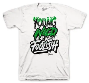 Retro 4 Green Metallic Young Wild Shirt