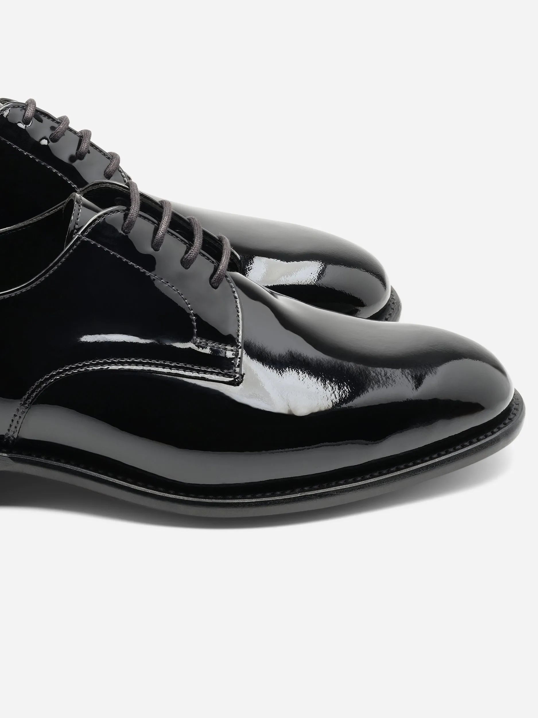 Sanders Royale Black Patent Plain Gibson