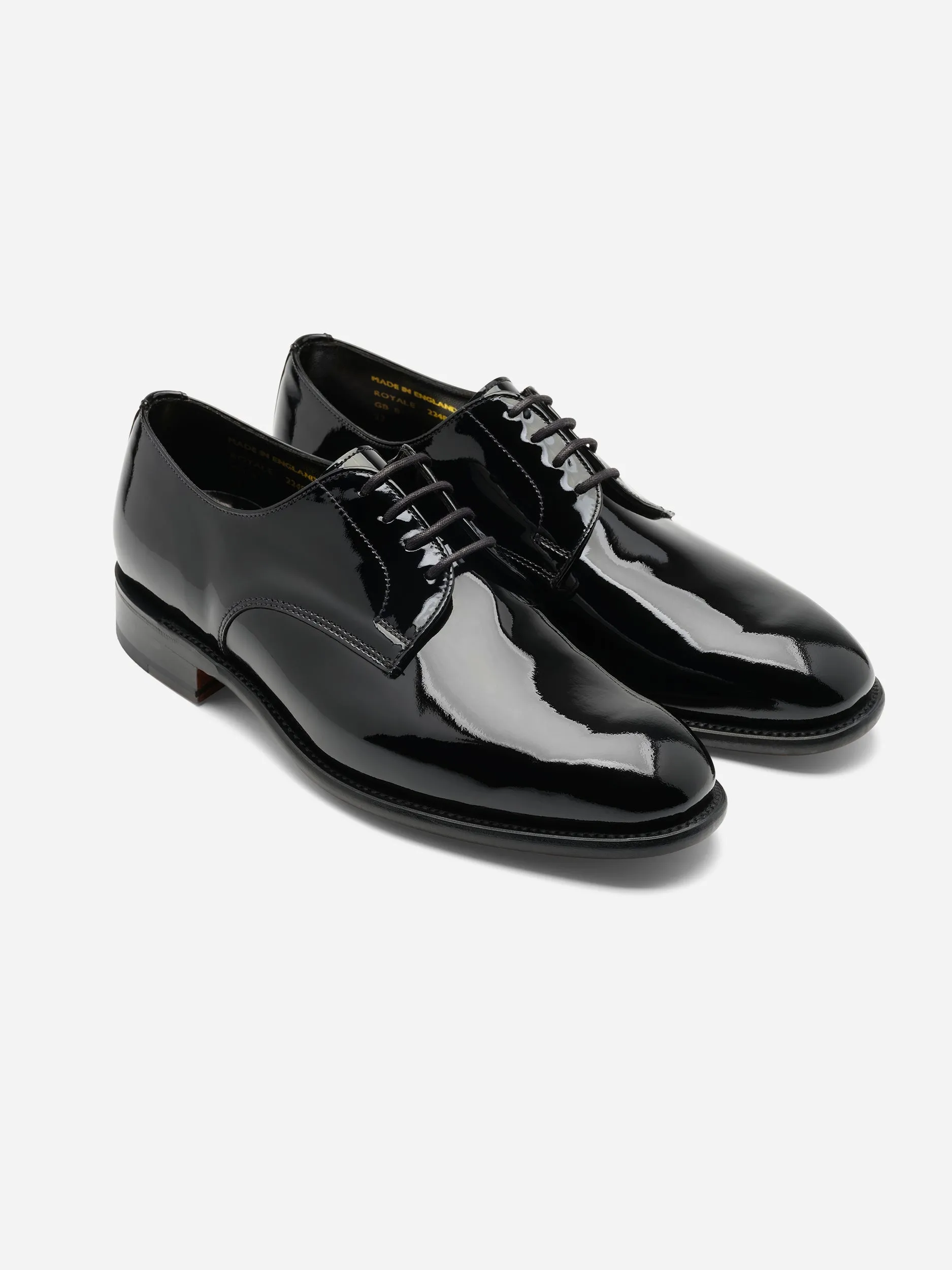Sanders Royale Black Patent Plain Gibson