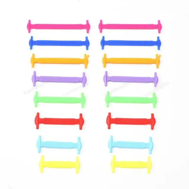 Silicone Shoelaces  No Tie Shoe Laces