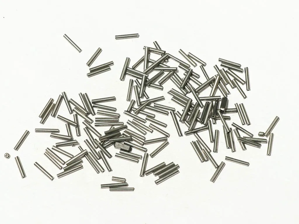 Silver Lustre Pipe / Bugle Glass Seed Beads (Wholesale)
