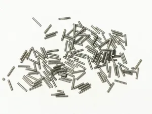 Silver Lustre Pipe / Bugle Glass Seed Beads (Wholesale)