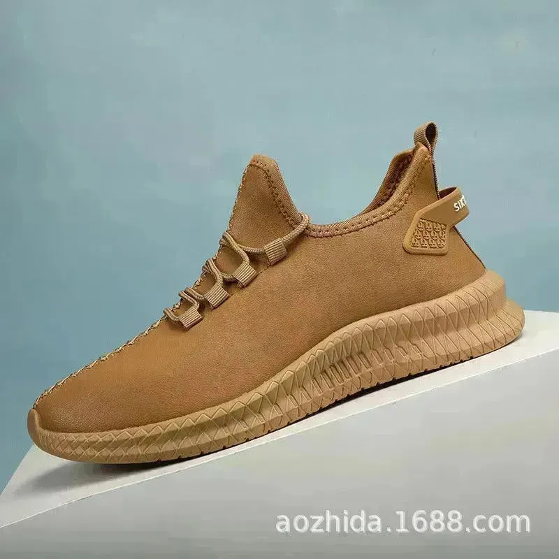 Sports Casual Leather Shoes Men