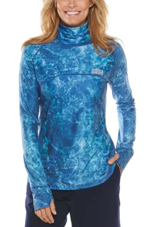 Women's Paros Sailing Tee  |  Blue Water Print