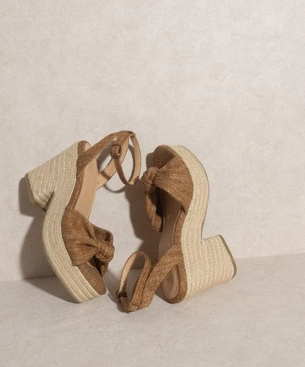 Womens Shoes Style No. Mackenzie - Espadrille Wedge Sandal